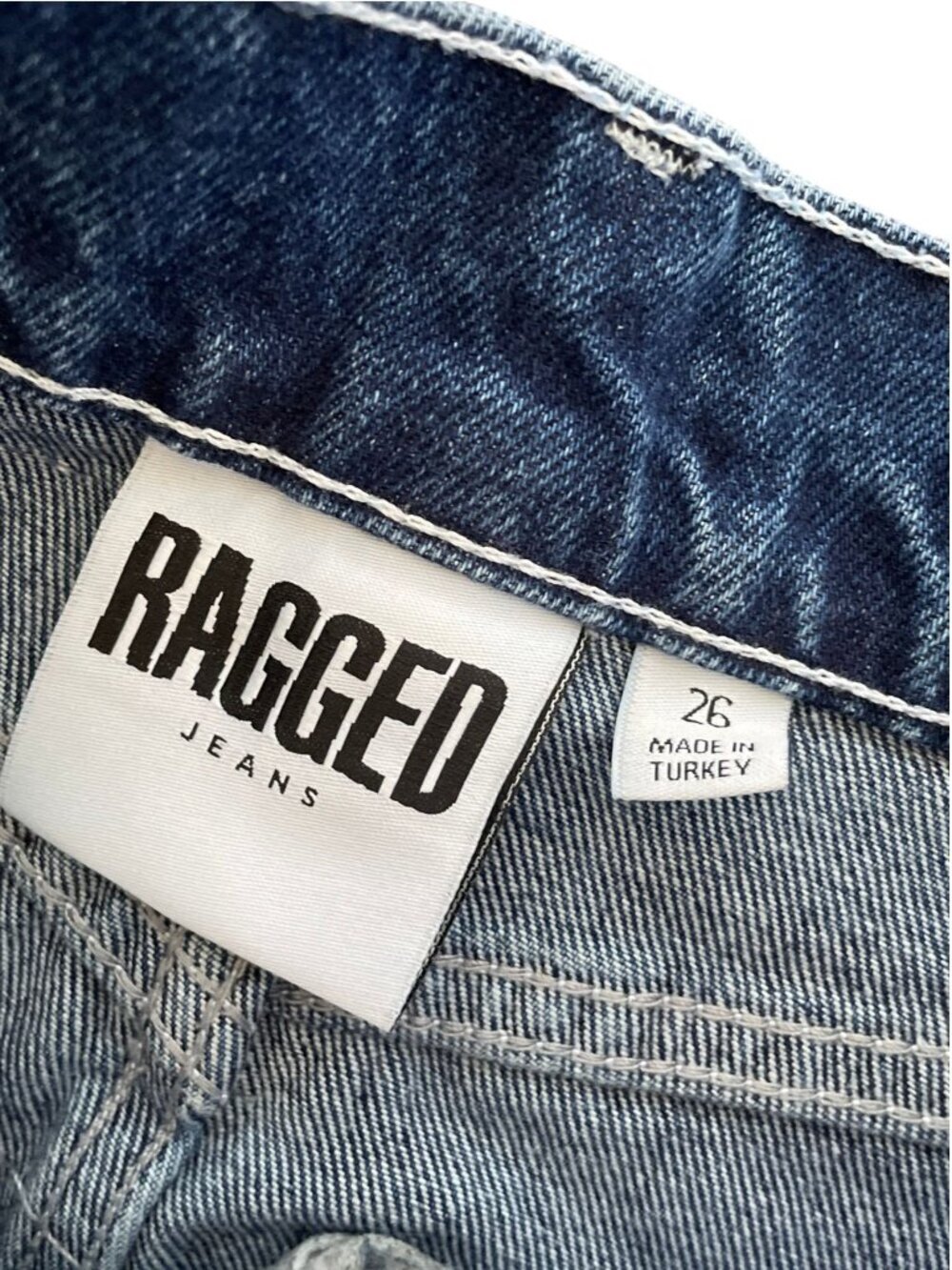 The Ragged Priest Combat Soda Skirt Cargo Blue Demin SZ 26 Y2K Grunge Babe - Picture 7 of 12